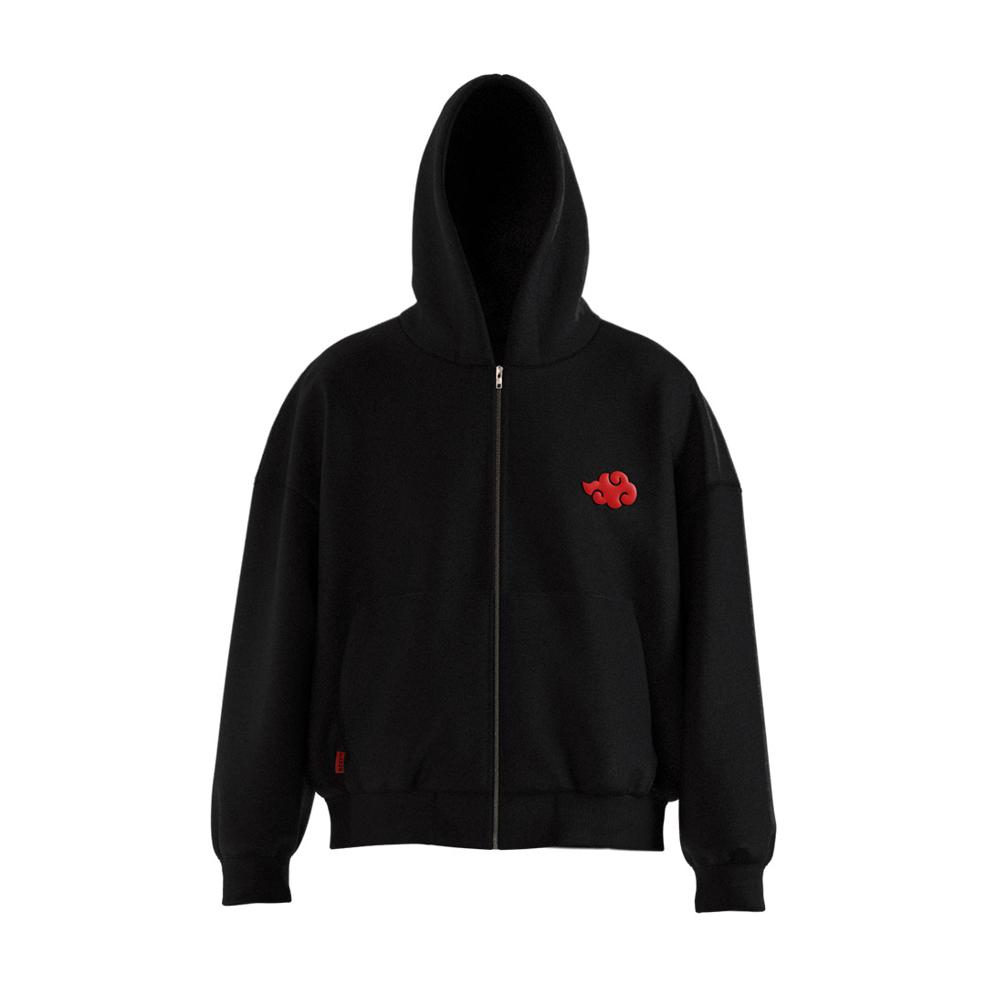 Semi-Cropped Zipper Hoodie -