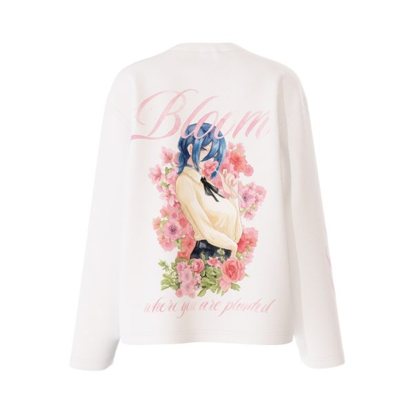 Semi Cropped Longsleeve - Bloom Reze