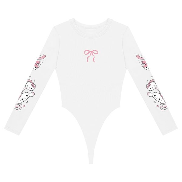 Bodysuit - Fullsleeve - Kitty Ribbon