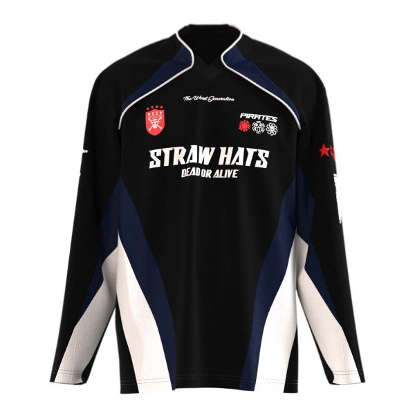 Straw Hats Racing Jersey V3 - Black