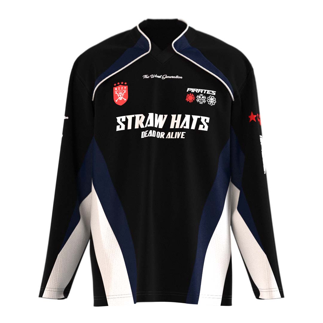 Straw Hats Racing Jersey V3 – Black